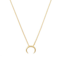 Load image into Gallery viewer, Crescent Horn Necklace - Cancer Can Be Beaten
