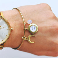 Load image into Gallery viewer, Remember how strong you truly are with the "Now, I'm a Warrior" Locket Bangle.
