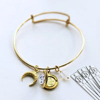 Load image into Gallery viewer, Remember how strong you truly are with the "Now, I'm a Warrior" Locket Bangle.
