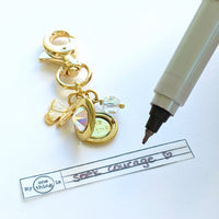 Load image into Gallery viewer, "Butterfly Blossom" Locket Keychain - Cancer Can Be Beaten
