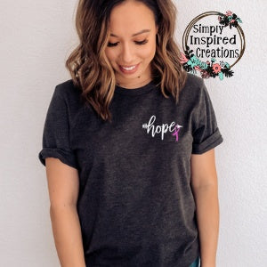 Shirts & Tops - Hope Breast Cancer Awareness T-Shirt