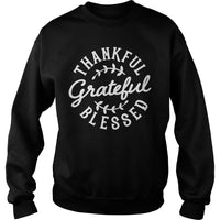 Load image into Gallery viewer, Shirts &amp; Tops - Thankful Grateful Blessed Sweatshirt
